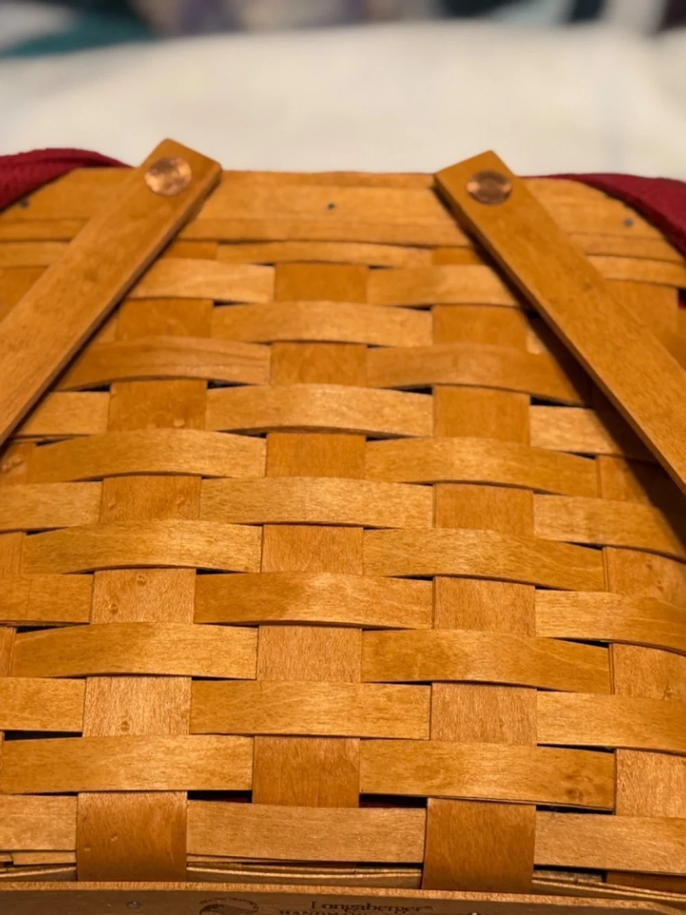 Longaberger Picnic Tote, Liner, Protector and Riser